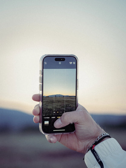 Photo en mode portrait avec un de mes presets Lightroom vintage.