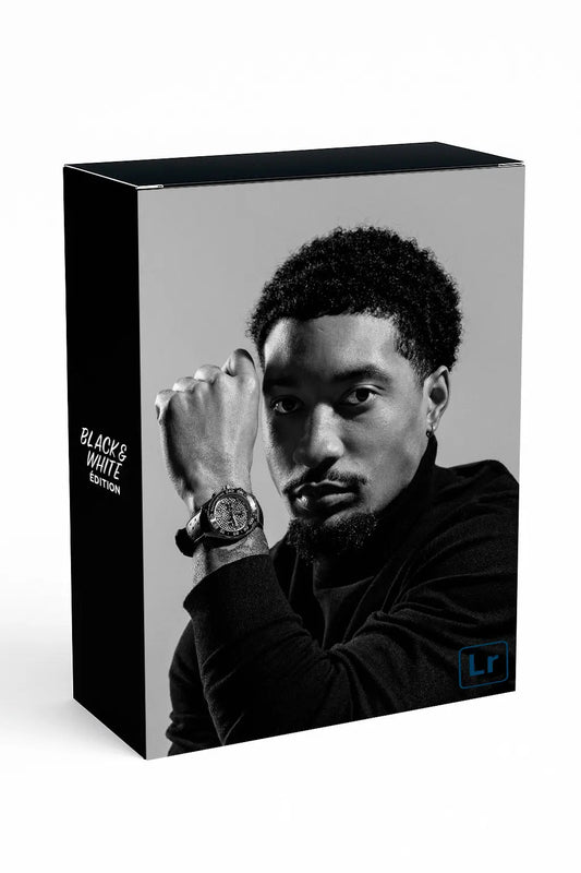 Presets Lightroom noir et blanc idéal pour les portraits et les paysages.